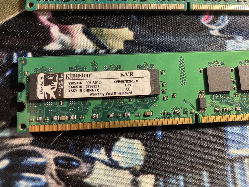 Placas de ram Kingston DDR2 /1GB