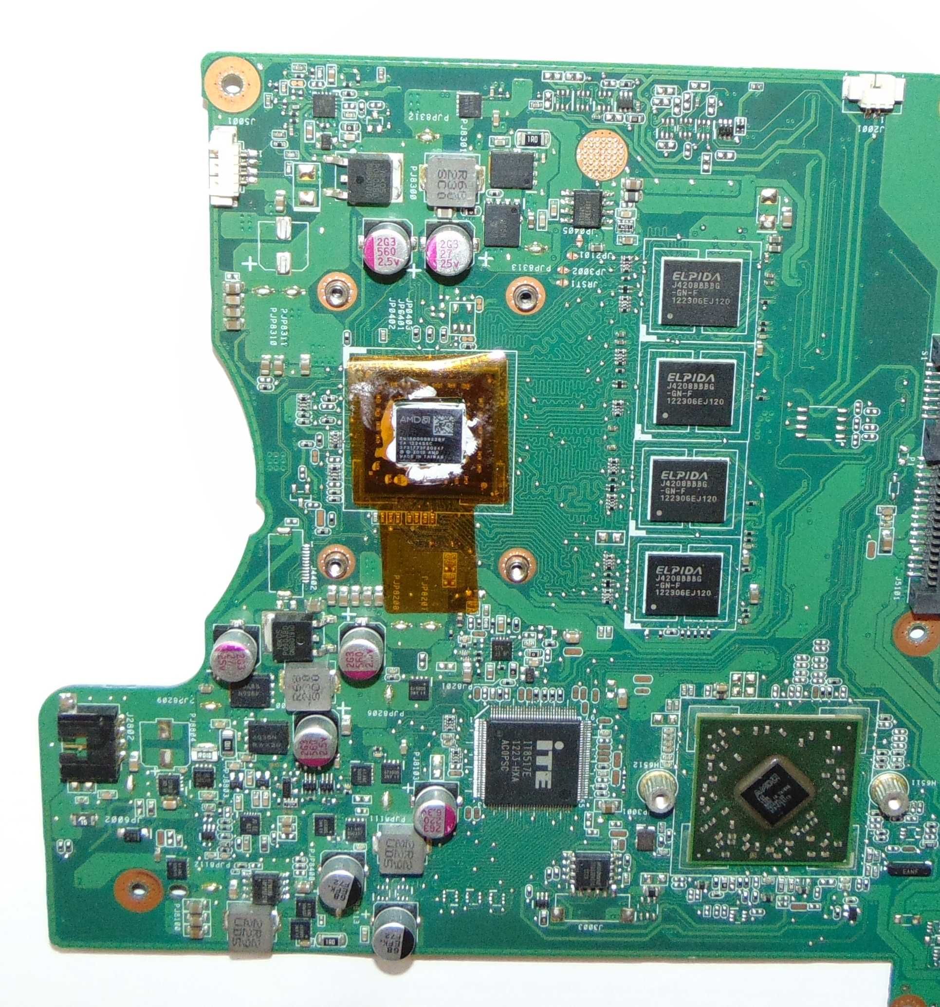Материнская плата Asus X501, X401 CPU E2-1800 + 4Gb