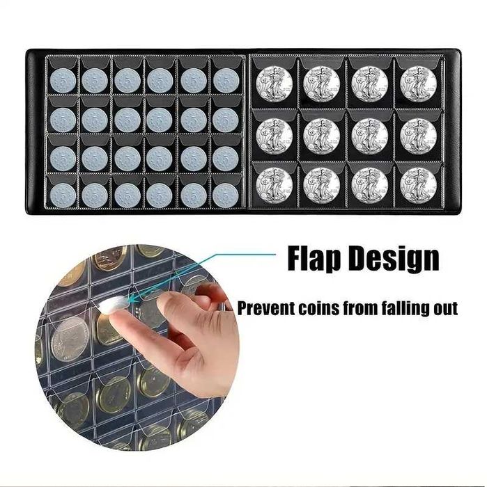 новий якісний альбом для монет на 300 монет