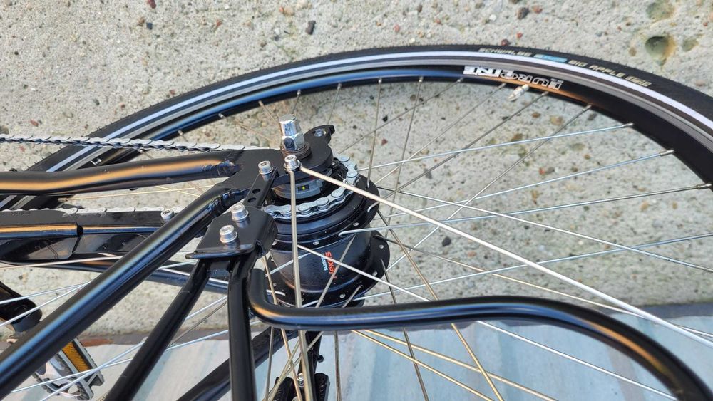 MANUFACTUR miejski rower aluminiowy używany 28 cali