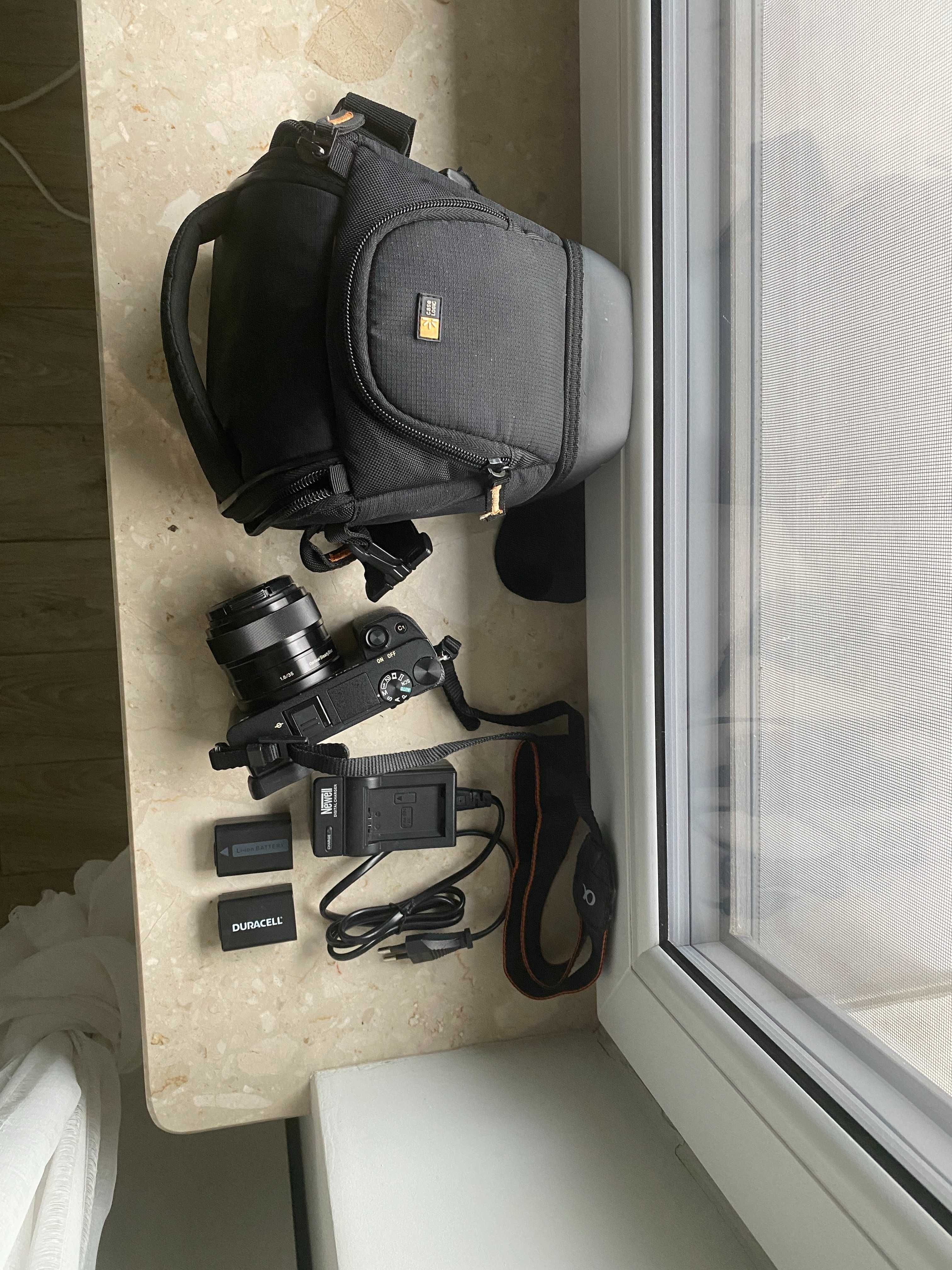 Sony a6300 + obiektyw 35mm + torba + baterie z ładowarką jak canon g7x