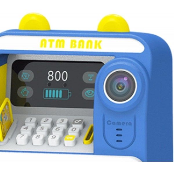 Дитячий сейф скарбничка, мелодії, підсвічування,карта, імітація камери