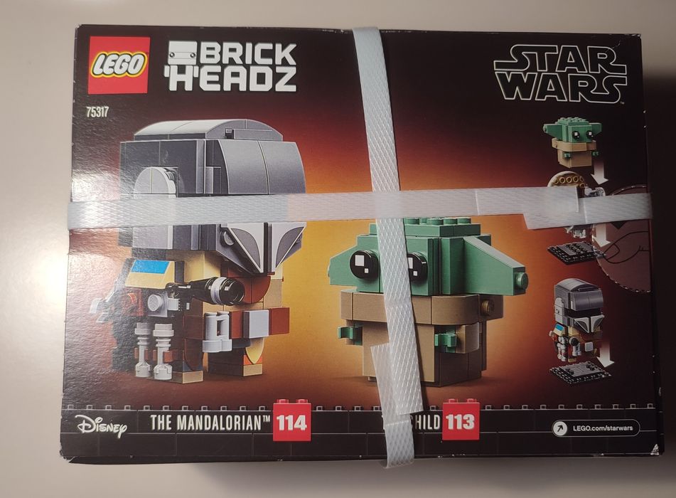 LEGO 75317 BrickHeadz Mandalorianin i Dziecko