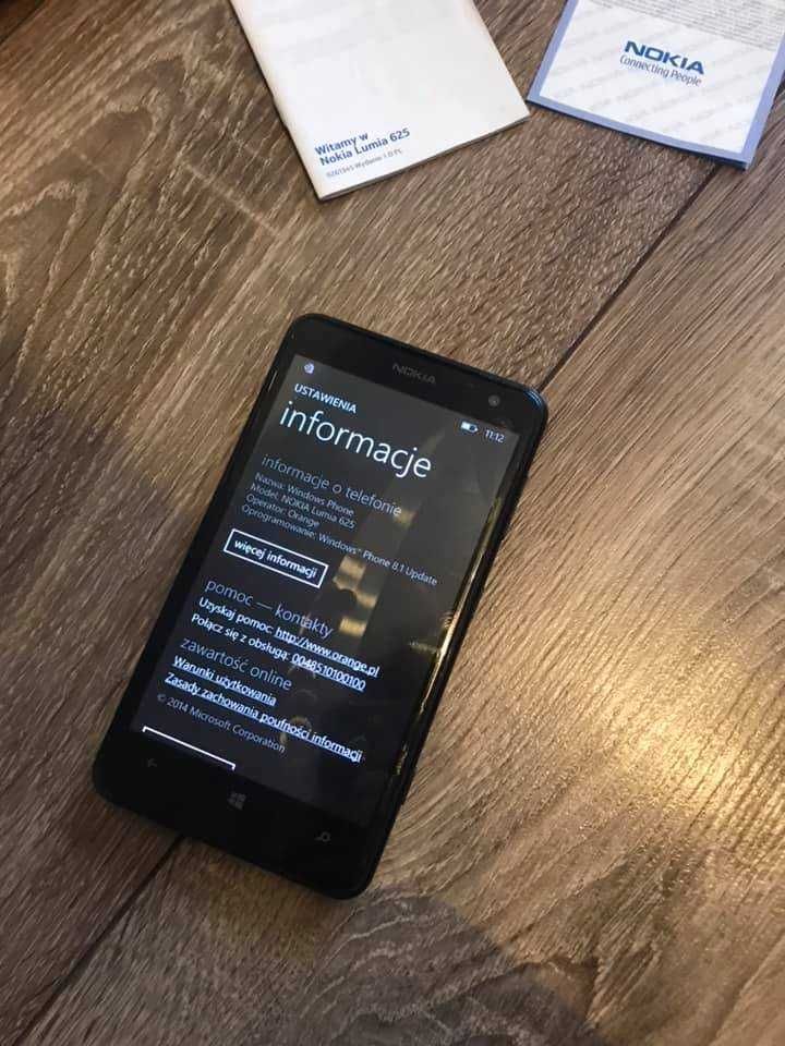 Nokia Lumia 625 telefon dla seniora