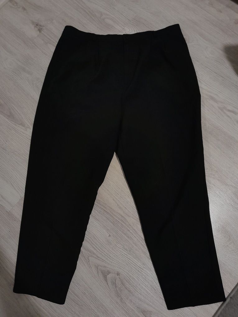 Eleganckie szerokie spodnie na kant