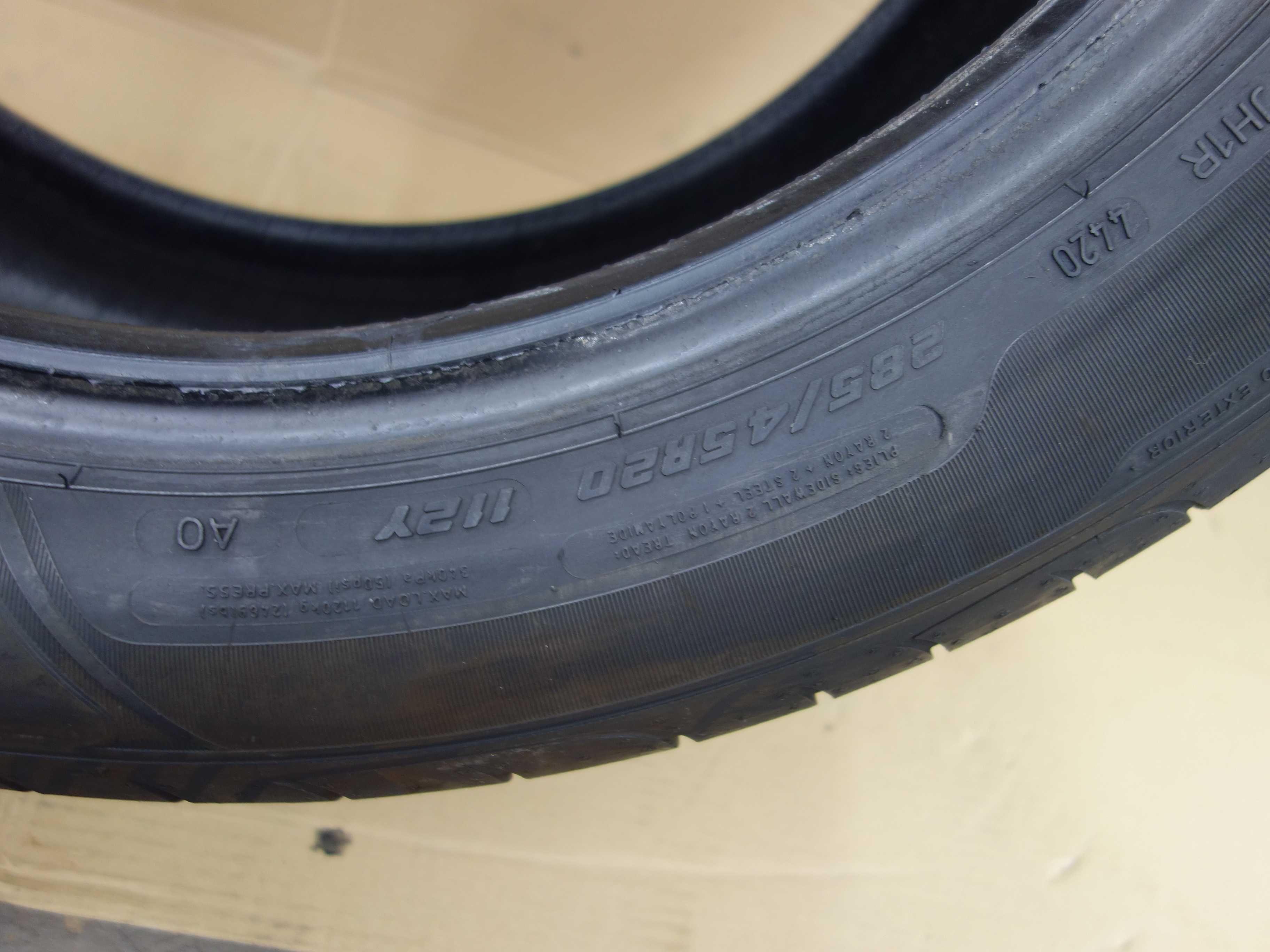 OPONY 285/45/20 112Y GOODYEAR 2 Sztuki AUDI Q7 Q8