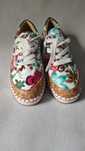 Kolorowe buty damskie w kwiaty we wzory rozmiar 40