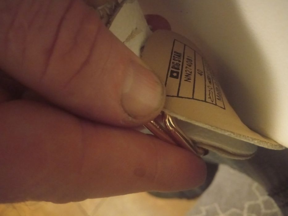 Buty klapki Big Star po naprawie rozmiar 40 wkładka 25 cm