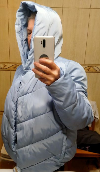 Kurtka damska błękitna