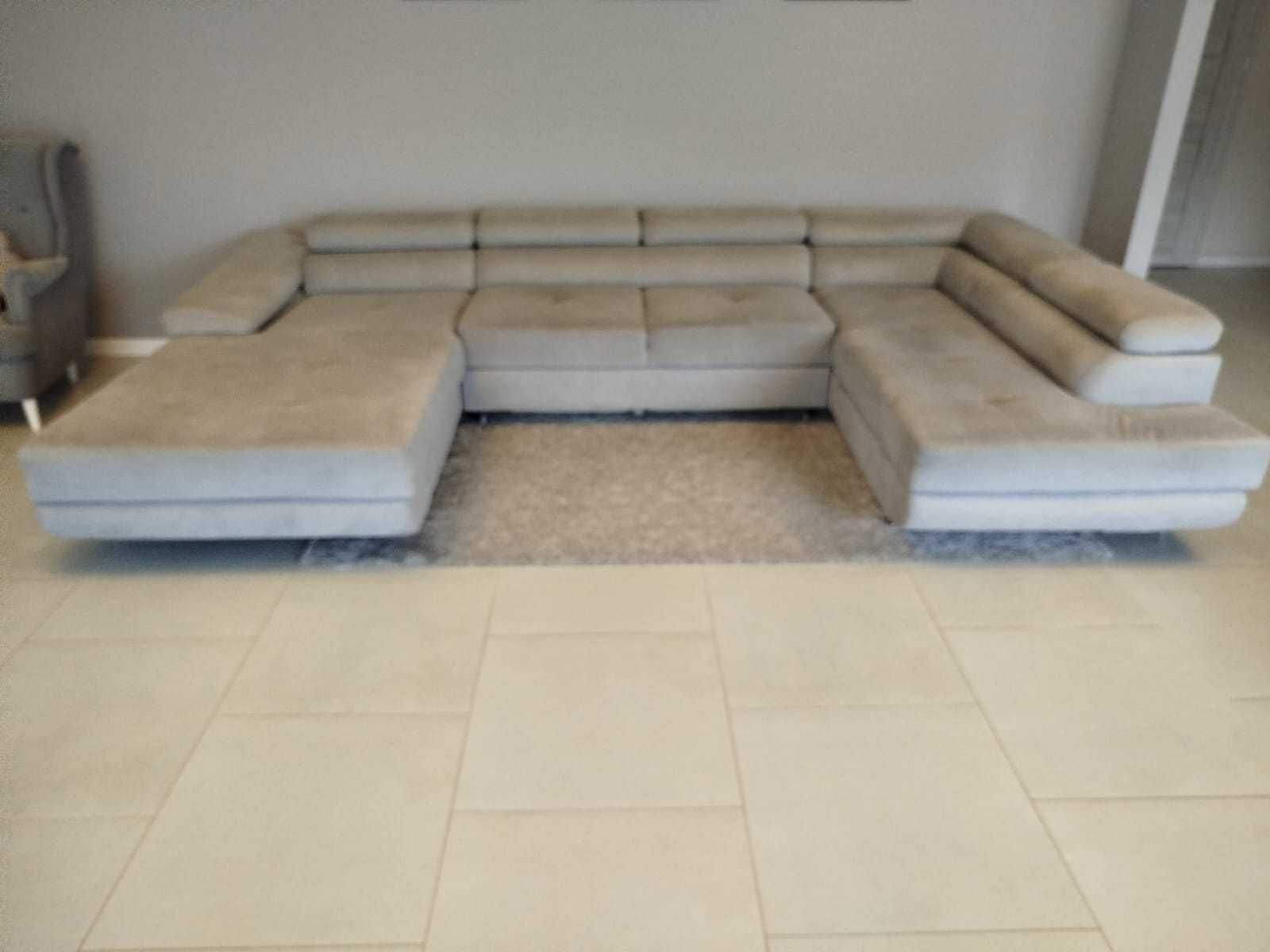 Narożnik/Kanapa "U" 200 cm x 345 cm z funkcją spania