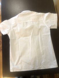 Biała koszulka dla chłopca roz.128
