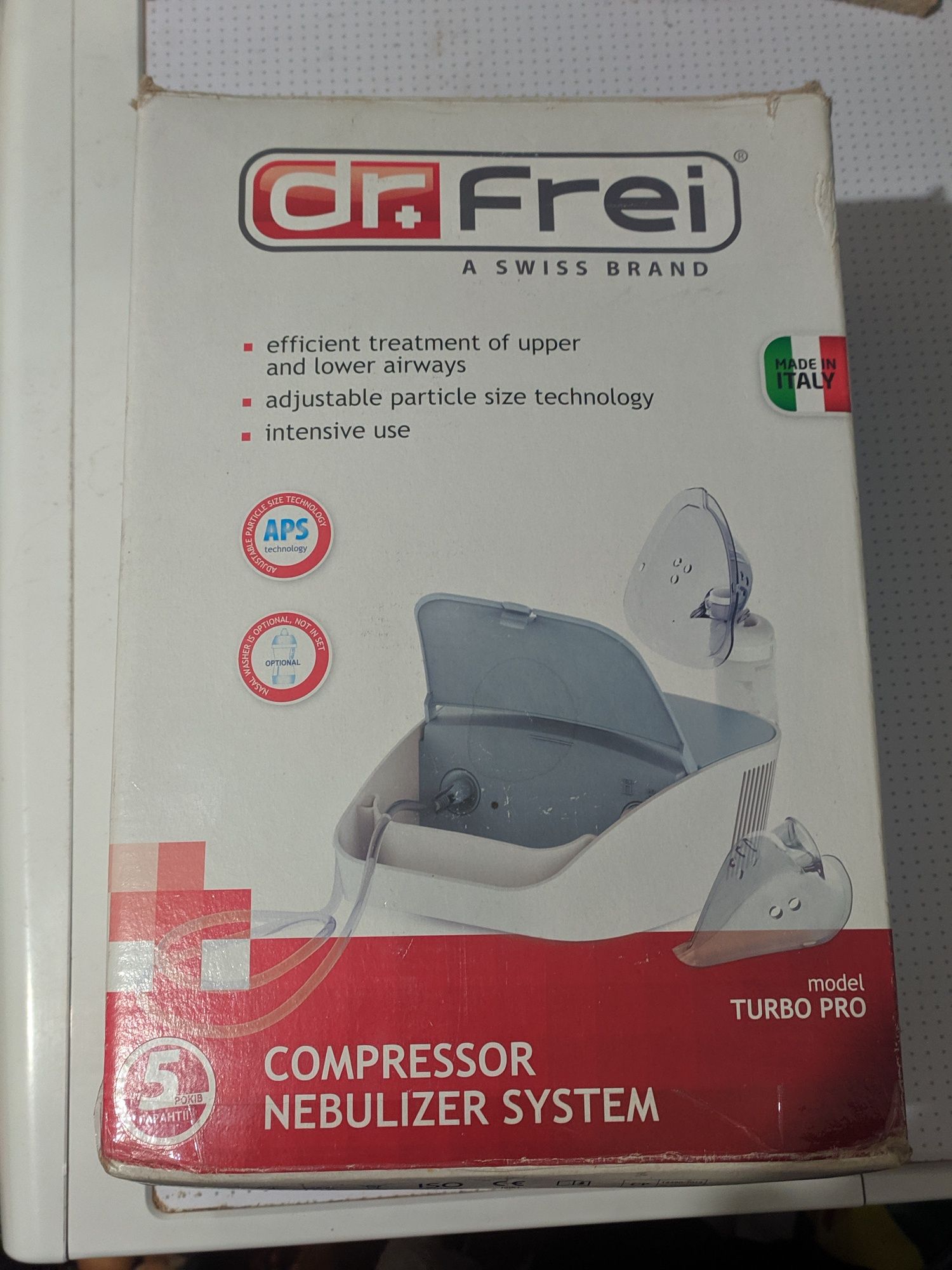 Небулайзер Dr.Frei Turbo pro + назальний душ