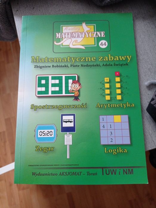 Książka matematyczne zabawy matematyka dla dzieci