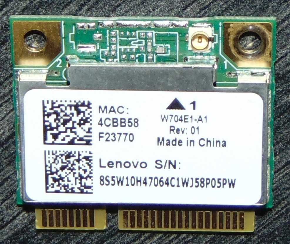 Wifi модуль Realtek RTL8188EE (Hm88e00-3v0-120106) mini PCI-E