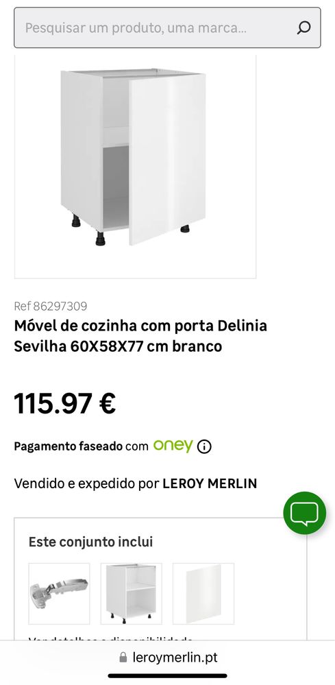 Modulo de cozinha leroy merlin delinea