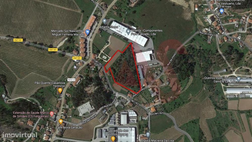 Terreno com 14.908m2 em Macieira da Lixa, Felgueiras