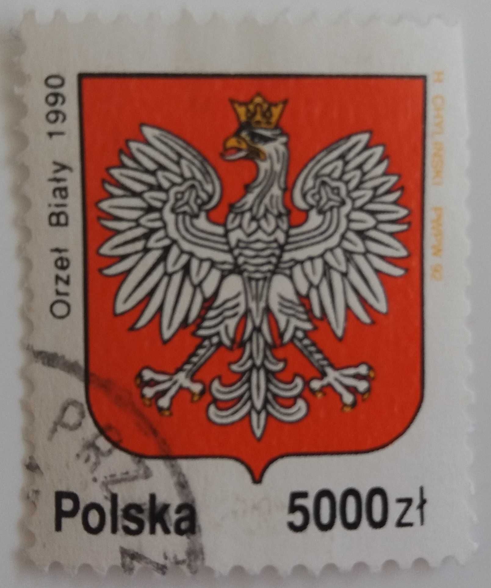 Znaczki pocztowe, Polska 1992, Historia Orła Białego