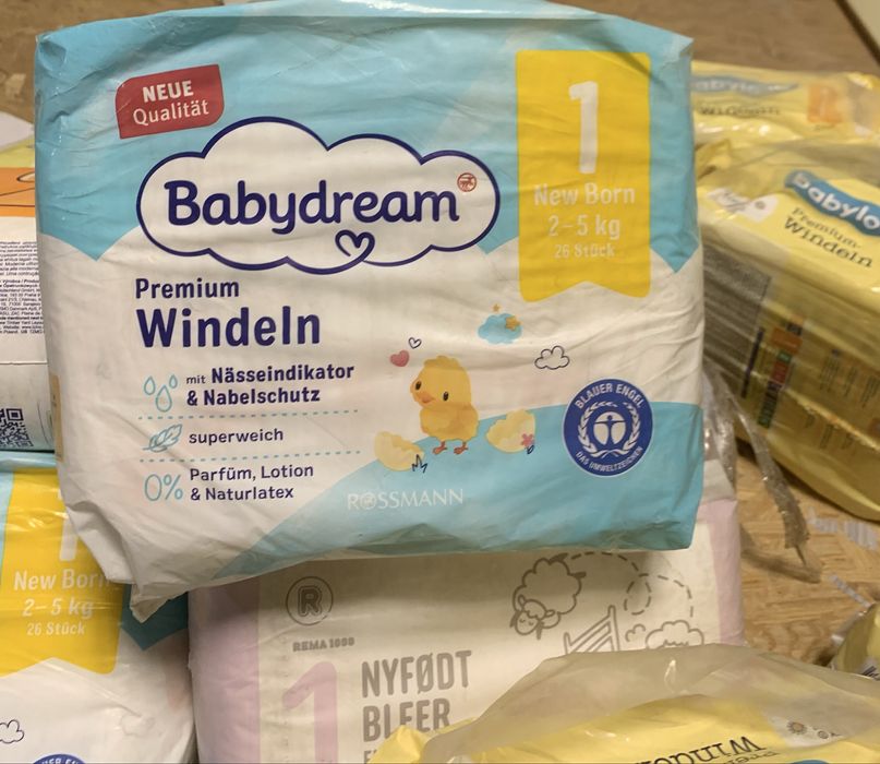 Pampers: 1,  2-5 кг, 28 шт. Підгузки, Памперс.