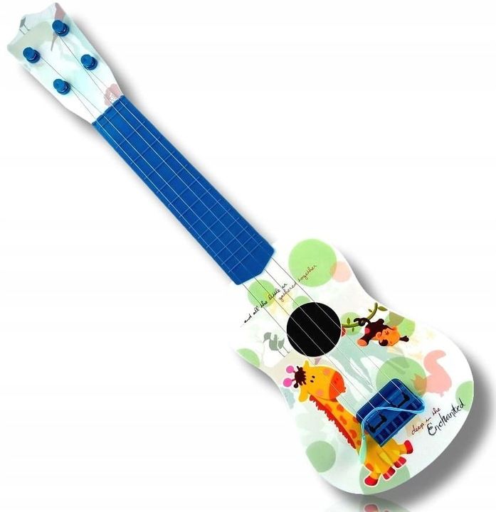 Gitara Dla Dzieci Duża 55cm Ukulele Gra Instrument
