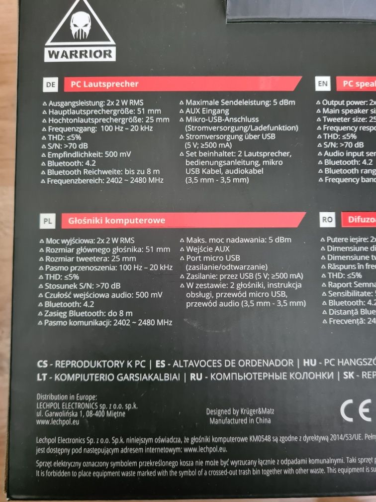 Głośniki Kruger&Matz gaming speakers GS-100