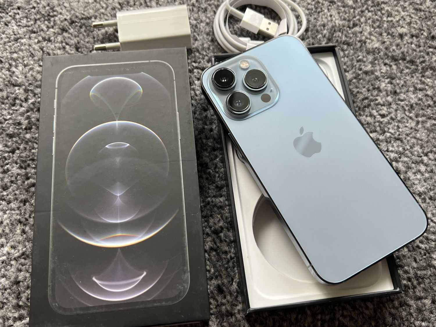 iPhone 13 Pro 512GB SIERRA BLUE NIEBIESKI Pacific Bateria 97% Idealny