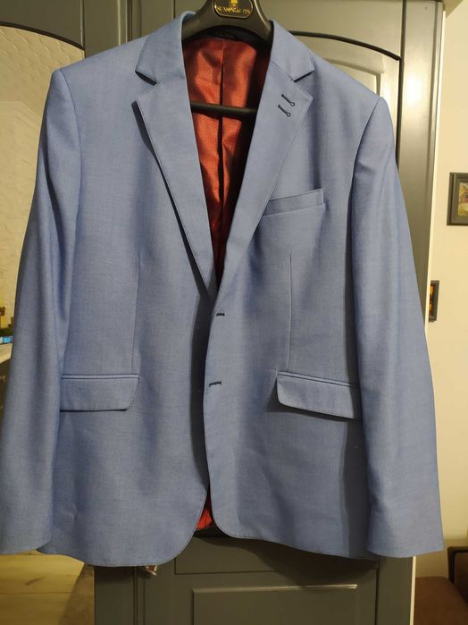 Marynarka męska błękitna