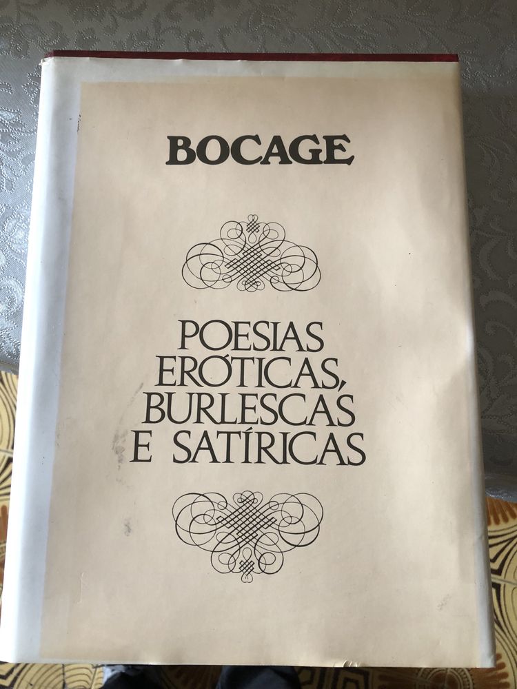 Livro poesias eroticas  Bocage