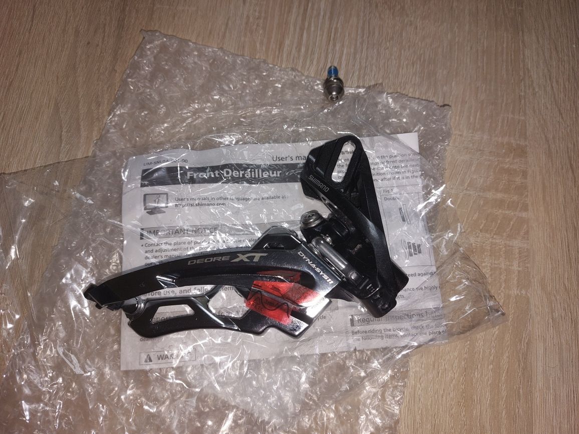 Przerzutka rowerowa przednia SHIMANO Deore XT M8000 11/3