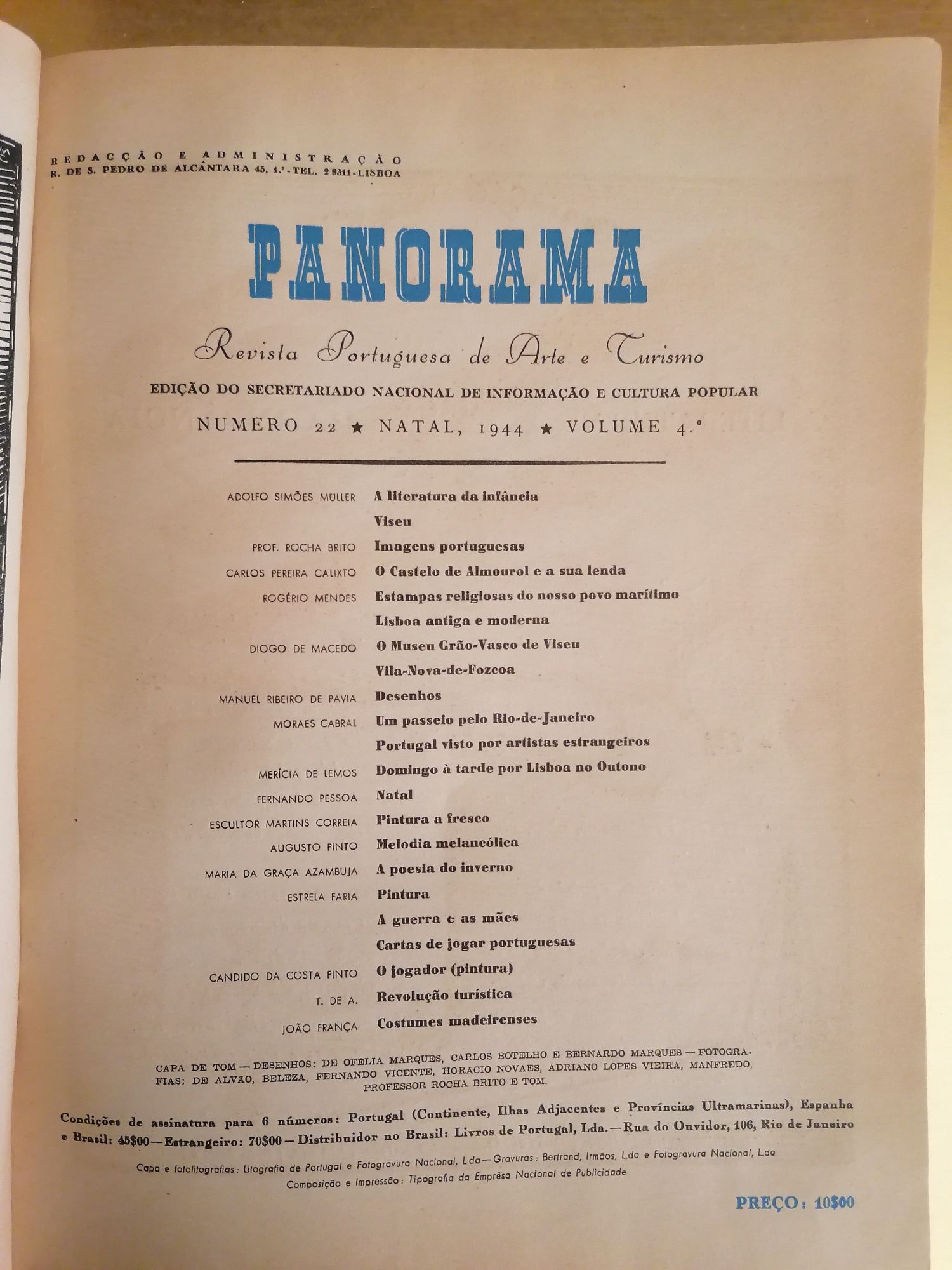Revista Panorama N22 Natal 1944 vol. 4