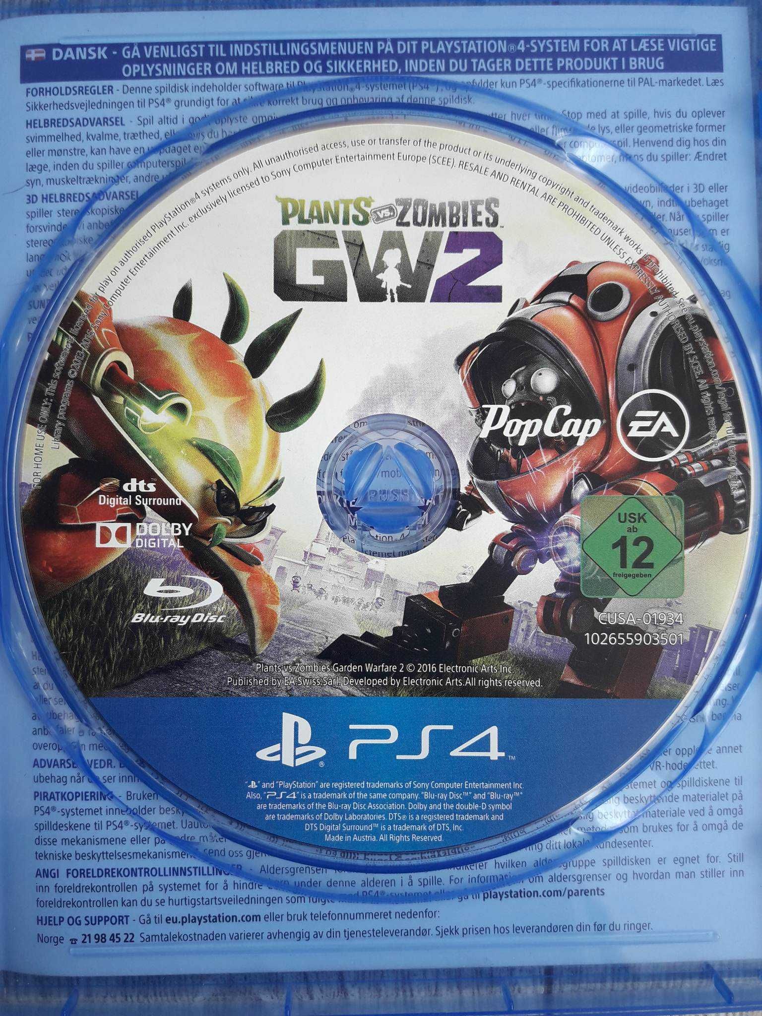 Gra Plants vs Zombies Garden Warfare 2 PS4/PS5 Playstation