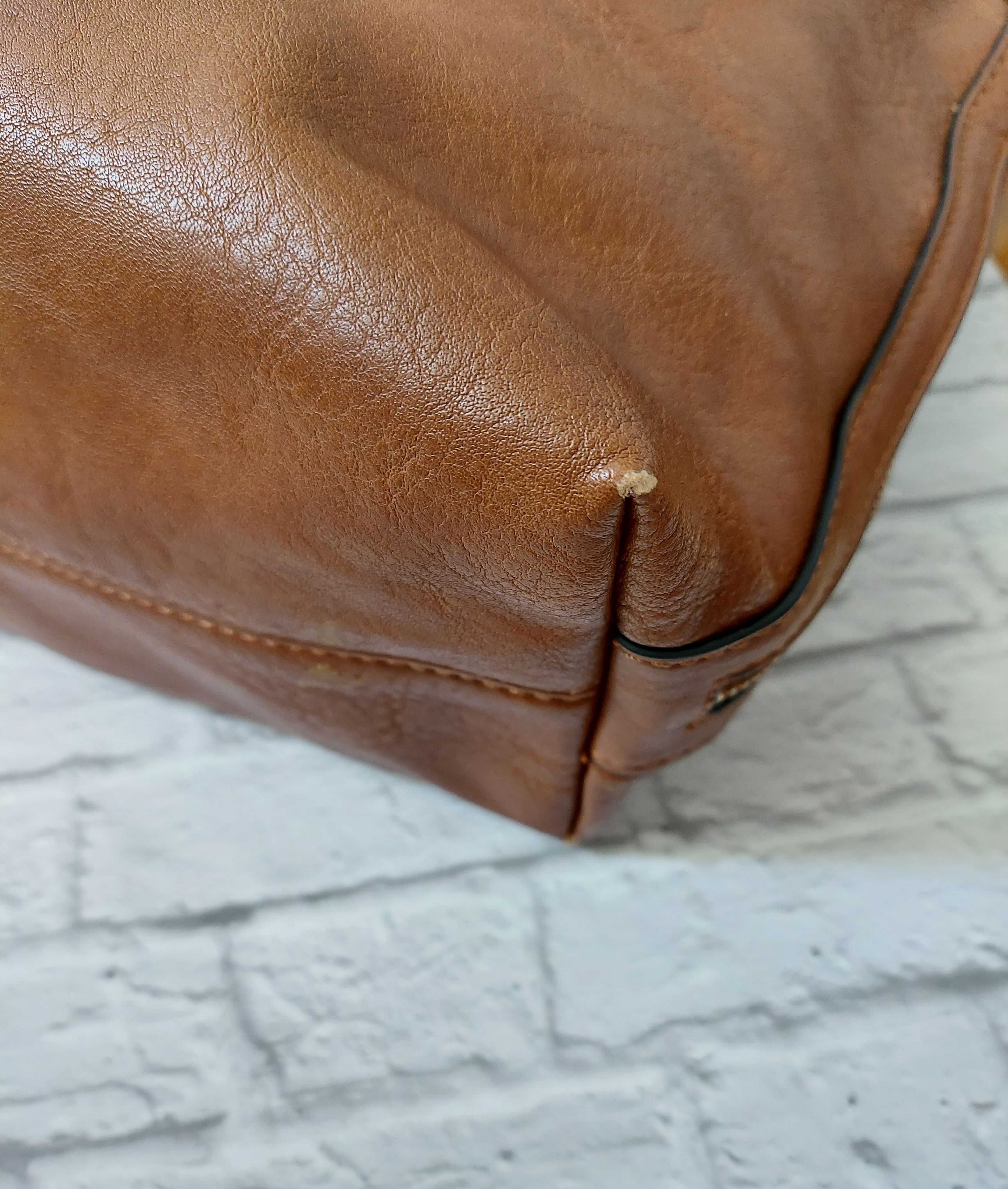 Brązowa torebka CCC Jenny Fairy elegancka do ręki crossbody