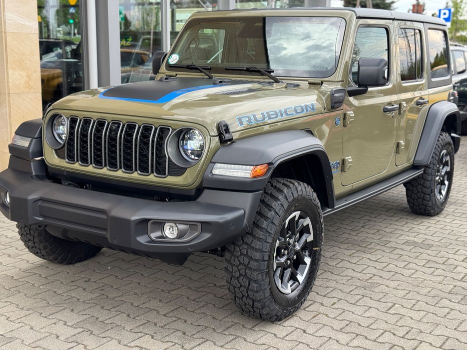 Jeep Wrangler Nowy kolor Zielony Militarny! 2025! Od ręki! 380 KM! 57 860 PLN upustu