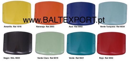 Cadeira fixa 4 pes multiusos costa e assento polipropileno empilhavel