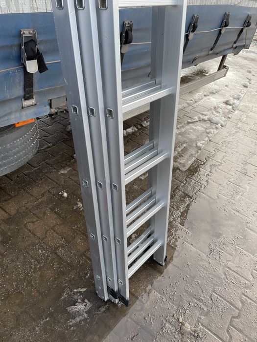 Drabina aluminiowa uniwersalna wielofunkcyjna 3x12 HIGHER 7,38m 150kg