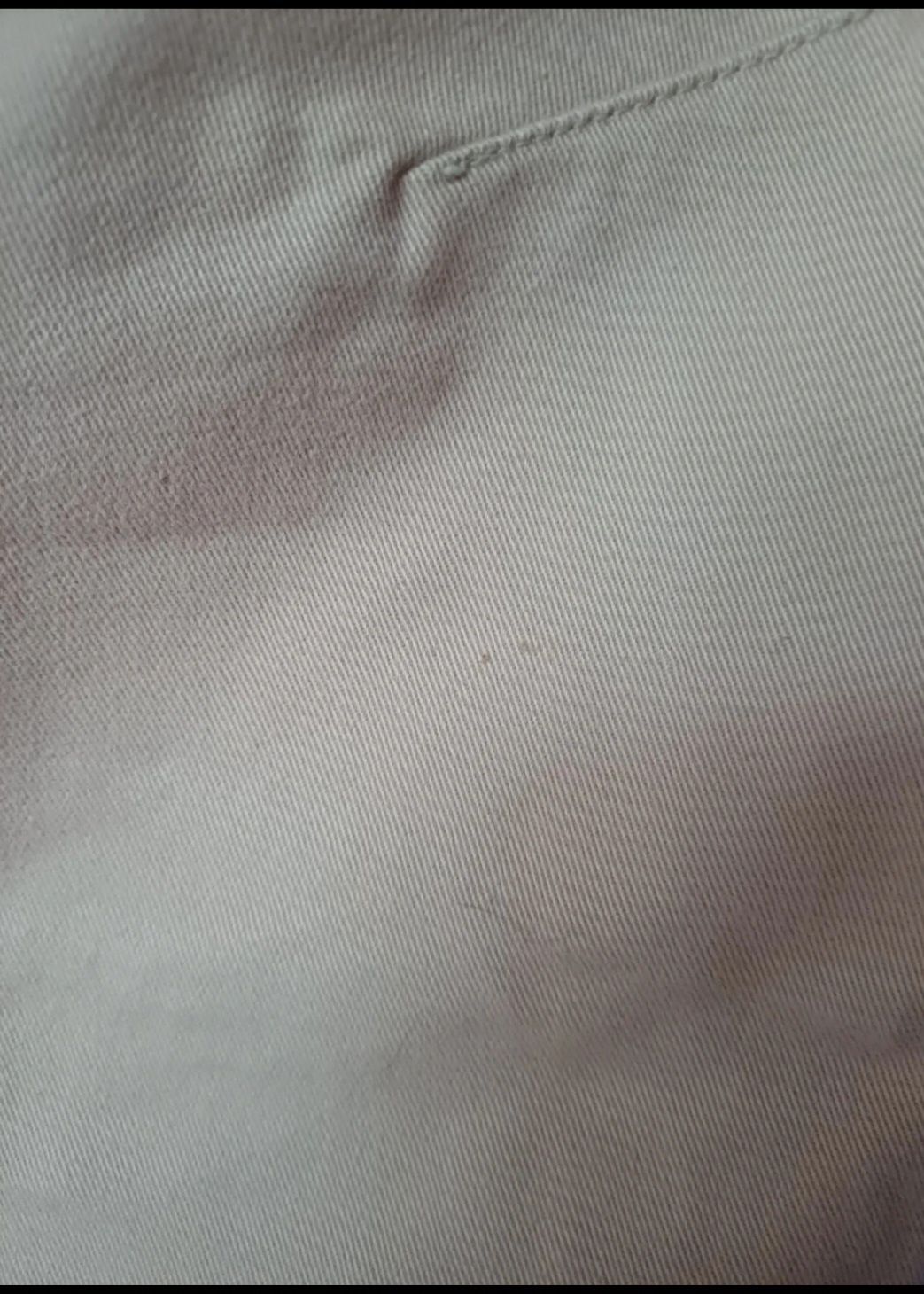 Reserved spódnica midi beż bawełna Wąska rozporek