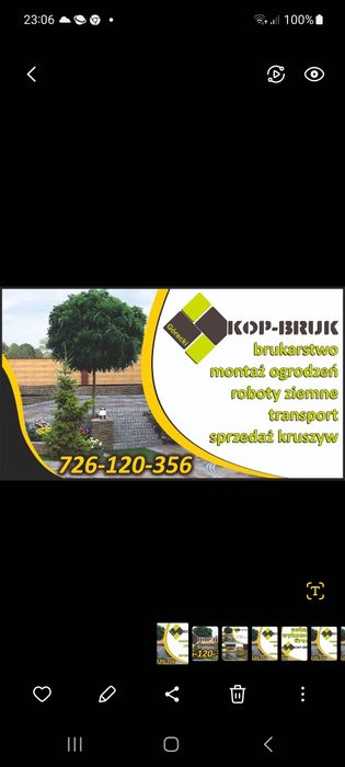 Utwardzenia dróg dojazdowych ,parkingów, pod kostkę