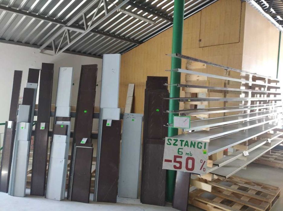 Parapety zewnętrzne Blacha. Docinane na wymiar. Wyprzedaż -50%