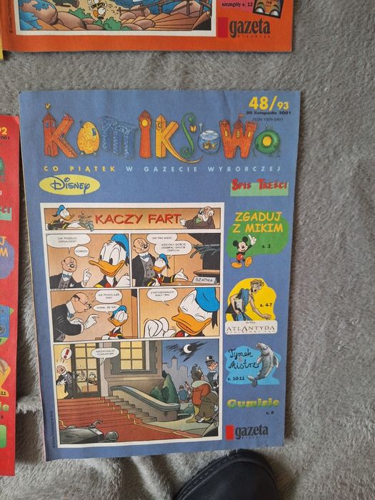 Stare gazety komiksowo 4 szt