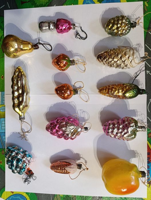 Ёлочные игрушки времен СССР