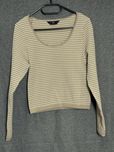 Bluzka damska w paski L nylon