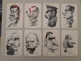 Calendários de bolso caricaturas Políticos História - Salazar, Kennedy