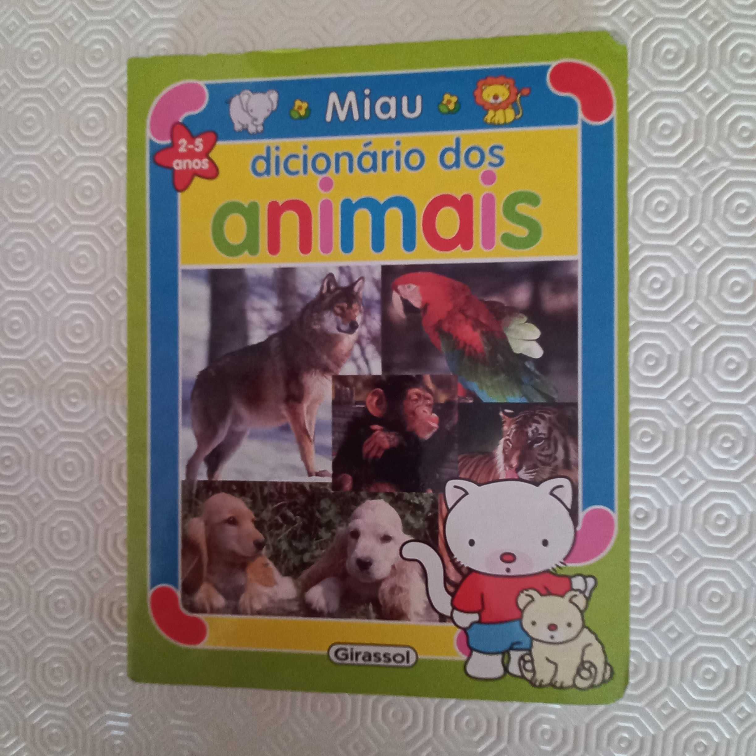 Conjunto 2 livros sobre animais