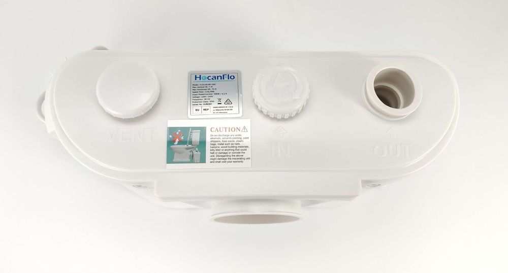 Pompa Kanalizacyjna z maceratorem ściekowym, 500W, cztery kanały