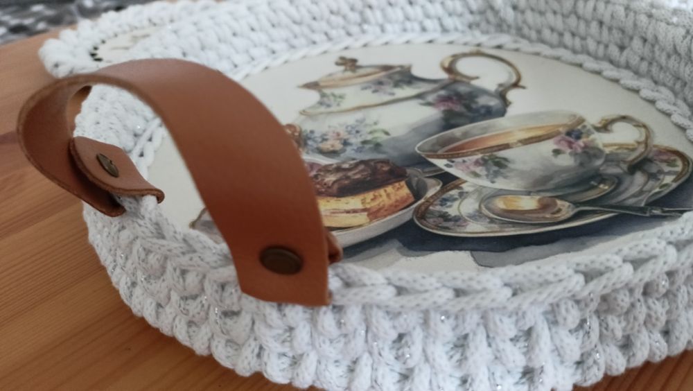 Taca z podkładkami urodziny święta.