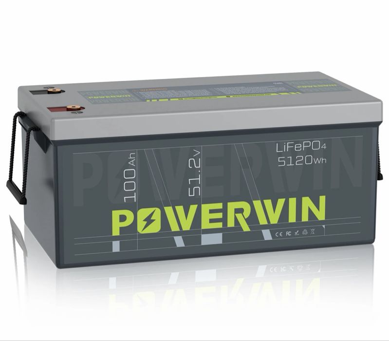 Powerwin 48V (51.2V) 100Ah LiFePO4 акумулятори та інші