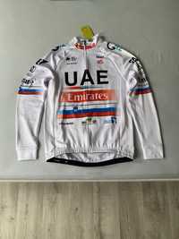 Bluza kolarska UAE Team Emirates Koszulka dlugi rękaw mistrz Słowenii