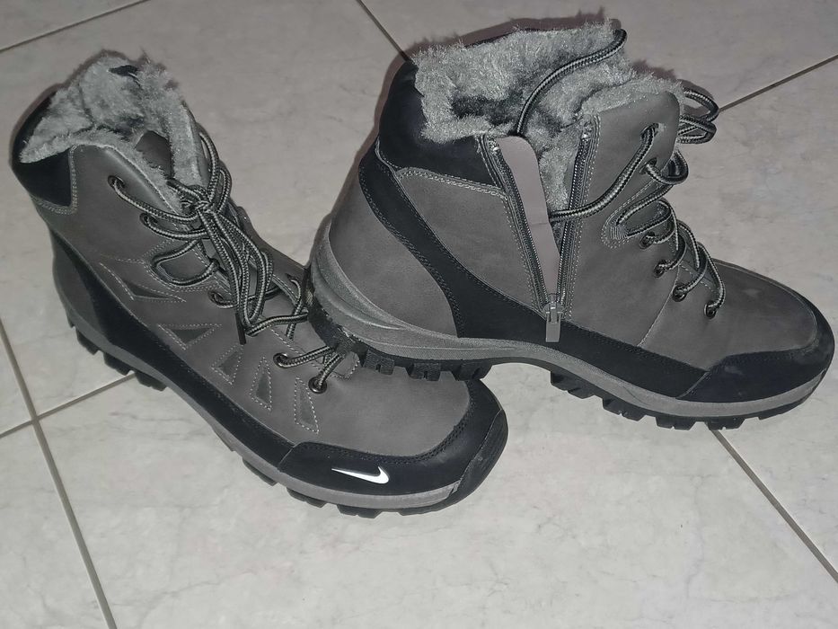 Trapery Nike męskie Nowe z futerkiem buty nike zimowe