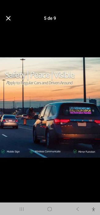 Placa de mensagens de rolagem automática do sinal do diodo emissor de