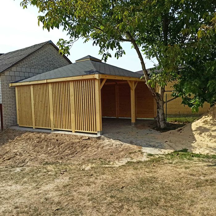 Wiata garażowa carport zadaszenie altana altanka 5x5