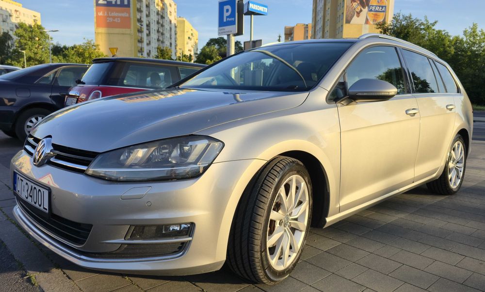 VW Golf VII 2014 1.4 TSI Manual 140 KM Super stan srebrny